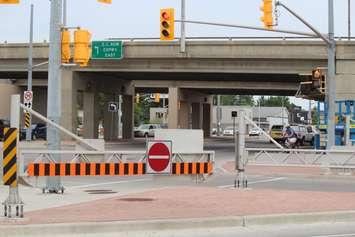 Walker Rd. at the EC Row Expressway overpass seen on June 13, 2016. (Photo by Ricardo Veneza)