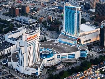 Caesars Windsor aerial photo. (Photo courtesy of onlinegambling.ca)