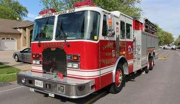 LaSalle Fire Services truck. (Photo by Mike Vlasveld.) 