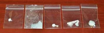 Fentanyl seized during drug investigation. (File photo courtesy of Chatham-Kent Police Services)