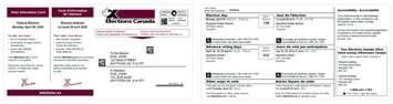 Voter Information Card (Image from Elections Canada)