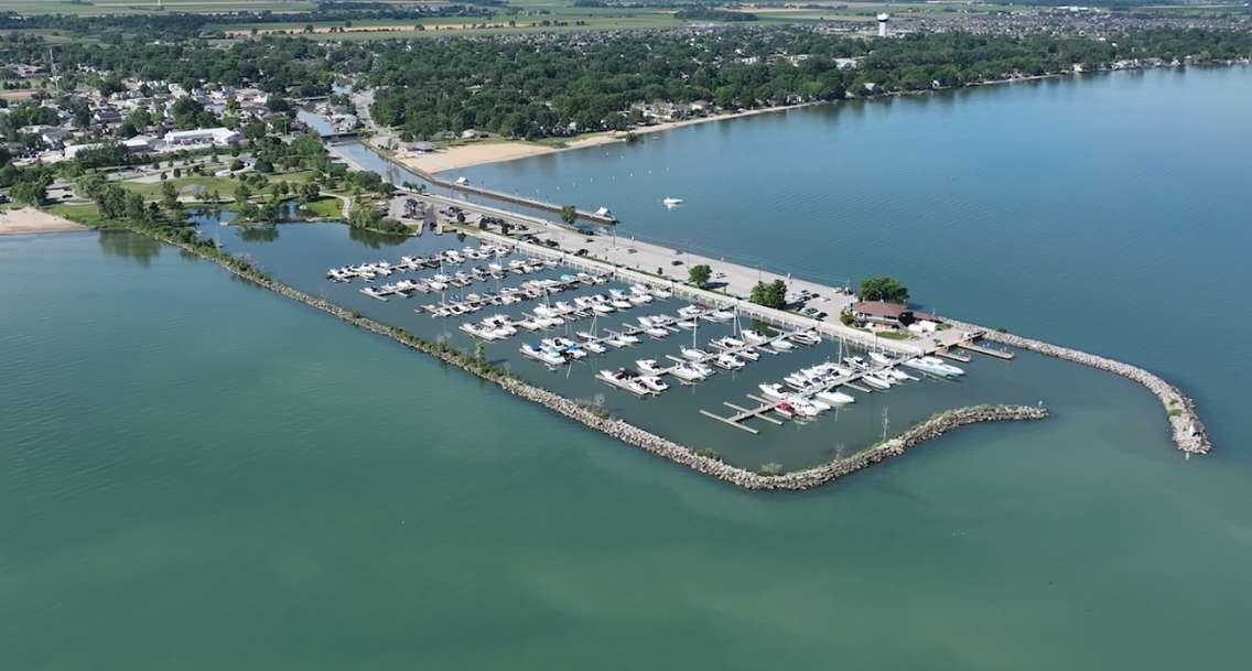 (Photo of Belle River Marina courtesy of the Municipality of Lakeshore)