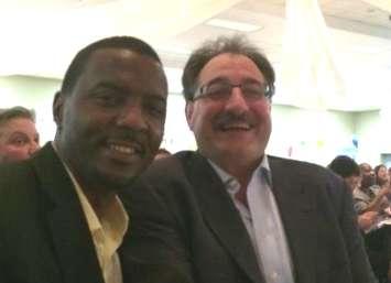 Carlos Knox and Vito Frijia. (Photo courtesy of Carlos Knox via Twitter)