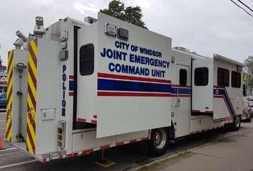 Windsor Police Service Joint Emergency Command Unit. (Photo courtesy of Windsor Police Service). 
