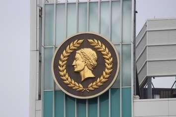 The Caesars Windsor crest.  (Photo by Adelle Loiselle)