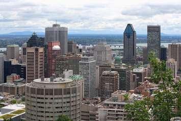 Montreal skyline from Mount Royal. © Can Stock Photo / sumners