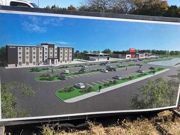 Amherstburg will soon have a new hotel. Oct 18, 2018. (Photo courtesy of Town of Amherstburg)