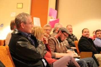 Parents and other community members attend the December 9, 2014 meeting of the GECDSB. (Photo by Ricardo Veneza)