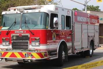 Windsor Fire and Rescue pumper truck. WindsorNewsToday.ca file photo.