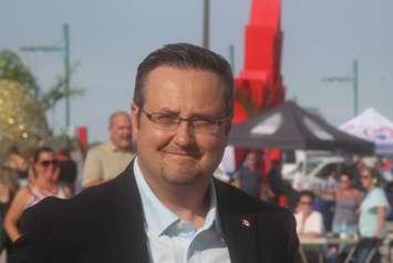 Windsor Tecumseh MP Irek Kusmierczyk, July 26, 2022. Photo by Mark Brown/WindsorNewsToday.ca.