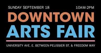 Downtown Windsor Arts Fair. (Banner supplied by the DWBIA.)