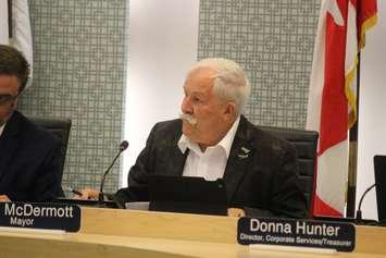 Essex Mayor Ron McDermott at the June 20, 2016 regular meeting of council. (Photo by Ricardo Veneza)