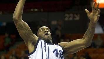 Windsor Express Centre Tim Parham as a member of the Halifax Rainmen. (Photo provided by the Windsor Express)