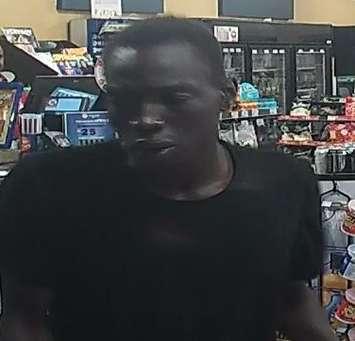 Police have released photos hoping to catch a man suspected of robbing three convenience stores in Windsor. Aug 14, 2018. (Photo courtesy of WPS)