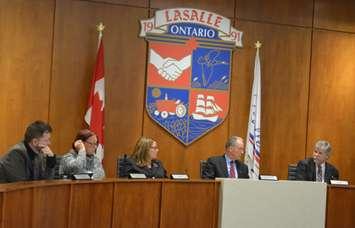 LaSalle's council meets for its regular meeting on February 9, 2016. (Photo by Caleb Workman)