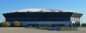 Pontiac Silverdome, Michigan, in 2011. Photo by Alex Simple/Wikipedia.