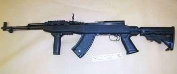 A photo of a SKS 7.62 x 39 calibre rifle courtesy of Windsor Police Services.