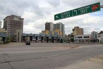 BlackburnNews.com file photo of the entrance to the Windsor-Detroit Tunnel.
