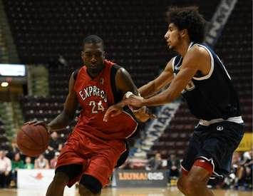 The Windsor Express take on the Halifax Rainmen, April 17, 2015. (Photo courtesy of the Windsor Express)