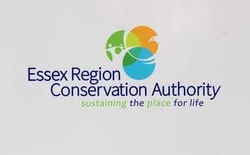 Essex Region Conservation Authority logo, October 12, 2016. (Photo by Maureen Revait)