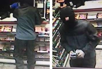 Provided by Windsor police. Suspect in gas station robbery, February 6, 2018. 
