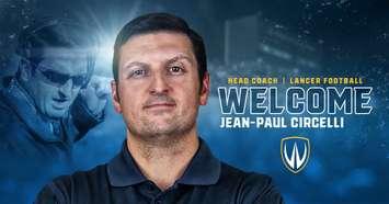 New Lancers football coach Jean-Paul Circelli. Jan 22, 2019. (Photo courtesy of UWindsor)