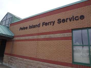 The Pelee Island Ferry Service building in Leamington. (Photo by Ricardo Veneza)