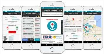 The Clinic Seeker app (https://clinicseeker.com/) 