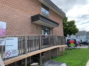 COVID-19 Assessment Centre at the Chatham-Kent Health Alliance. August 11, 2020. (Photo courtesy of Lori Marshall via Twitter)