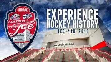 Farewell To The Joe Game.(Photo courtesy the Windsor Spitfires)