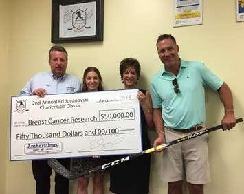 The annual Ed Jovanovski Charity Golf Classic was a huge success. Aug. 16, 2018. (Photo courtesy of Canadian Cancer Society)