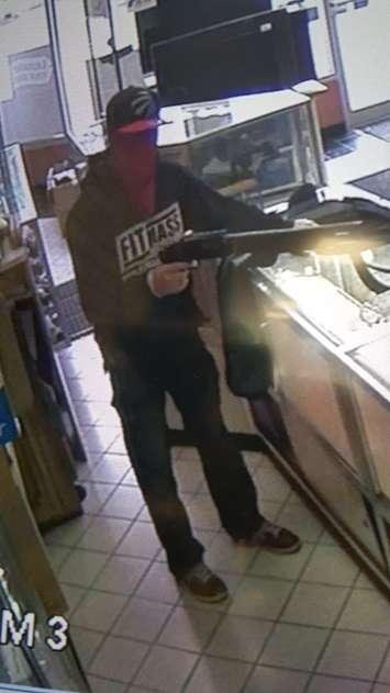 WPS are searching for an armed robbery suspect. June 5, 2017. (Photo courtesy of WPS)