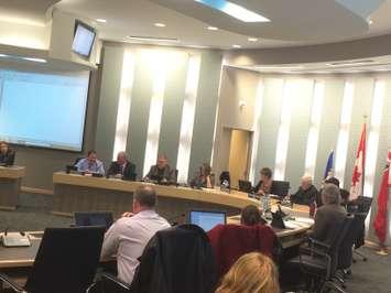 Essex Town Council meets for its regular meeting at the Essex Civic Centre on March 2, 2015. (Photo by Ricardo Veneza)