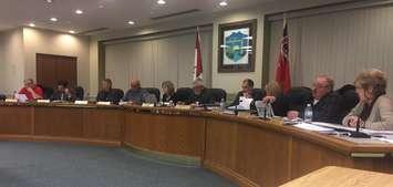 Town of Lakeshore councilors discuss 2017 budget, January 10, 2017. (Photo by Maureen Revait)