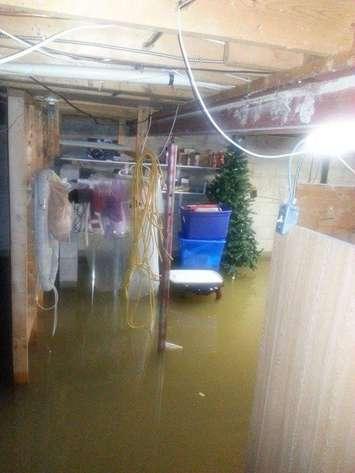 Residential flooding in Essex, September 1, 2015. (Photo courtesy Glen Mills)