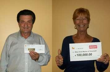 Pasquale Cervini of Leamington and  Mary Anne Marion of Tecumseh. (Photo courtesy of the OLG)