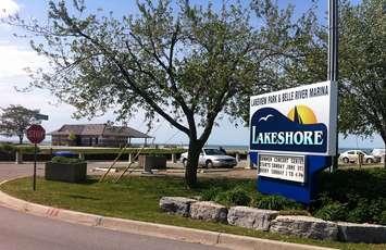 Lakeview Park and Belle River Marina, Lakeshore. 