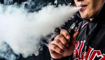 A person vaping. File photo courtesy of © Can Stock Photo / Scoropland