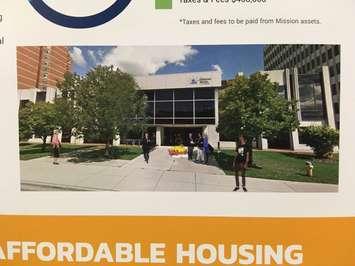 Windsor's Downtown Mission has officially launched its fundraising campaign to transform the Central Branch of the Windsor Public Library into housing for the homeless. Apr 12, 2019. Photo courtesy of Downtown Mission)