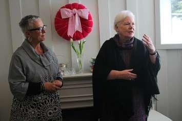 The Hon. Elizabeth Dowdeswell, Lieutenant Governor of Ontario and Mayor of Leamington, Hilda MacDonald in Leamington on February 17, 2019. (Photo by Allanah Wills)