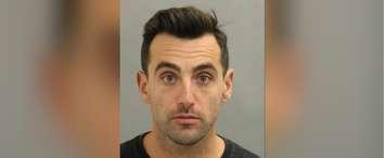 Former Hedley lead singer Jacob Hoggard is seen in a mugshot from Toronto Police on July 23, 2018. (Photo courtesy of Toronto police via Twitter)