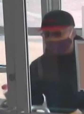 Suspect in downtown bank robbery, September 22, 2020. (Photo provided by Windsor Police Service) 