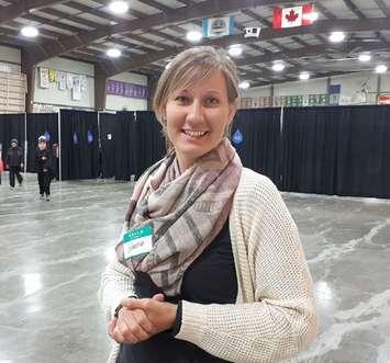Johanna Hayes, Huron Perth Agriculture and Water Festival Committee Coordinator (Photo by Bob Montgomery) 