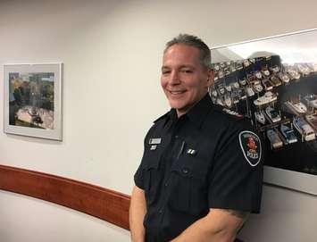 Windsor Police Staff Sergeant David DeLuca, named the commanding officer for the WPS Amherstburg detachment. Photo courtesy Windsor Police Service/Twitter.