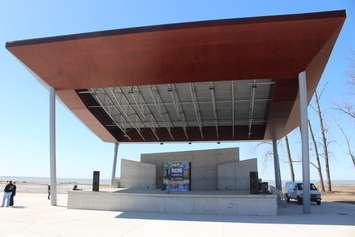 The new Seacliff Park Amphitheatre is shown on April 20, 2018. Photo by Mark Brown/Blackburn News.
