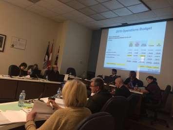 Amherstburg Council meets to debate the 2015 budget on March 31, 2015. (Photo by Ricardo Veneza)