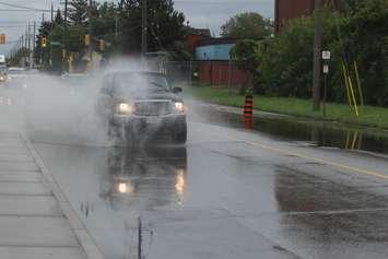 Heavy rain in Windsor-Essex caused flooding across many roadways in the region, also affecting homes and businesses on September 29, 2016. (Photo by Ricardo Veneza)