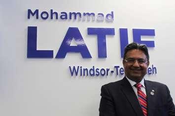 Windsor-Tecumseh Progressive Conservative candidate Mohammad Latif on February 24, 2018. (Photo by Adelle Loiselle)