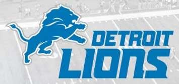 Detroit Lions logo featured on its web site, February 1, 2017. (Photo taken as a screen grab from the Detroit Lions web site)