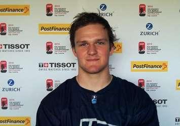 Christian Fischer. (Photo courtesy of the Windsor Spitfires)